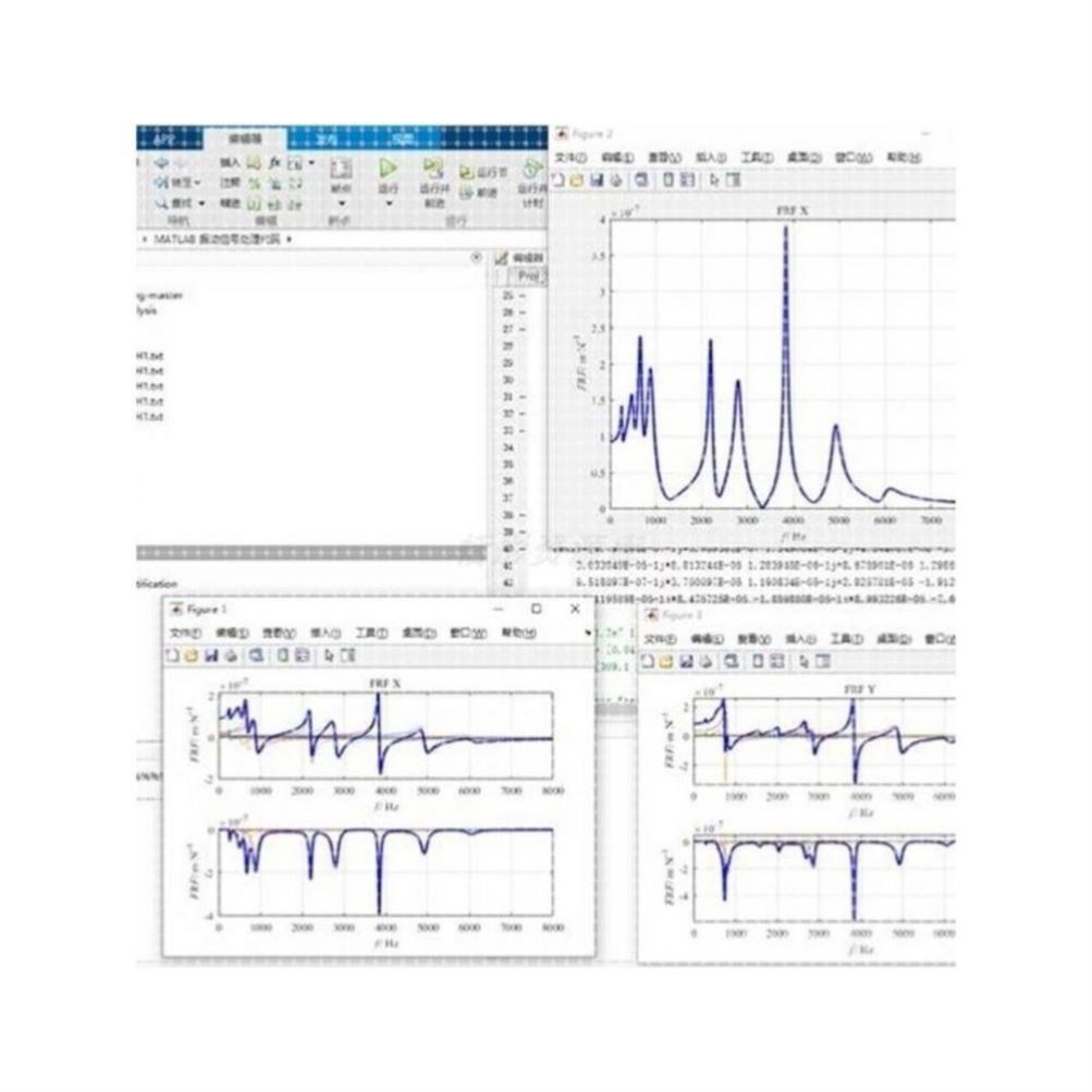 MATLAB振动信号处理源代码模态分析频响生成参数识别预后期处理