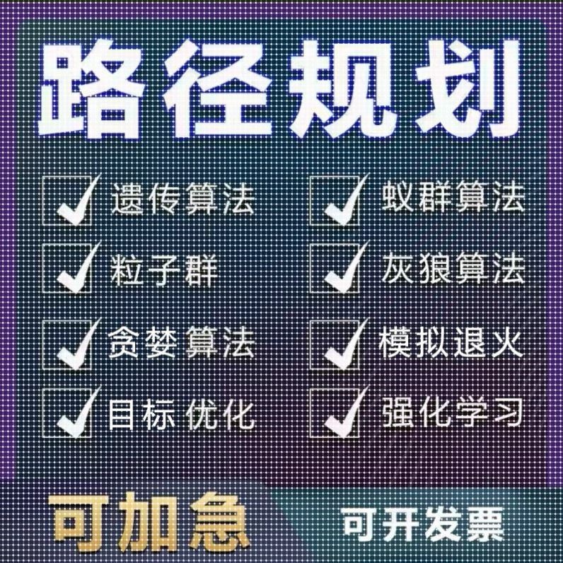 Matlab路径规划遗传粒子群蚁群人工蜂群A*Dijkstra神经网络D*算法