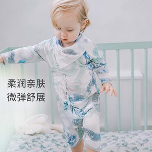 Nest 连体衣爬服牛油果和尚衣新生儿宝宝哈衣秋冬 Designs婴儿长袖