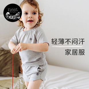 短裤 Nest 居家短袖 男女宝宝家居服夏季 Designs儿童睡衣套装
