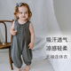 薄款 连体衣夏季 宝宝爬服吊带宝宝背心包屁衣 Designs婴儿无袖 Nest