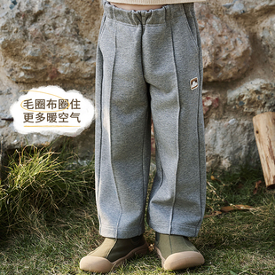 子洋氣男女童休閑直筒長褲 秋冬 Designs加拿大小云朵兒童褲 Nest