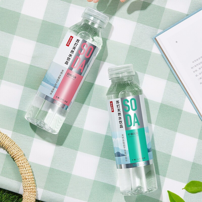 农夫山泉苏打水白桃味无糖饮料