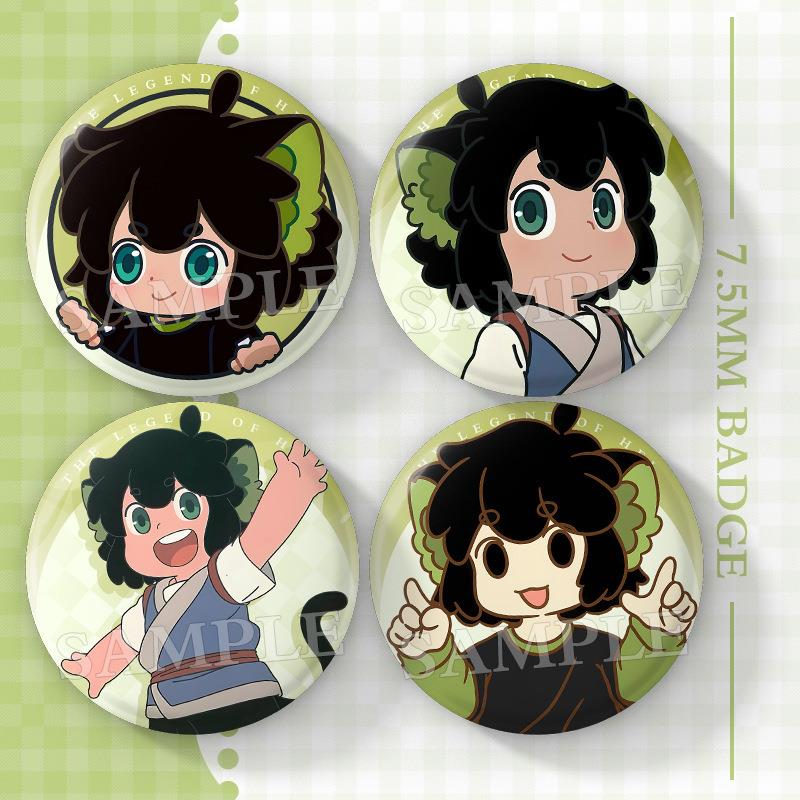 罗小黑战记动漫周边新款大徽章动画周边白瓷大徽章谷子挂饰胸针