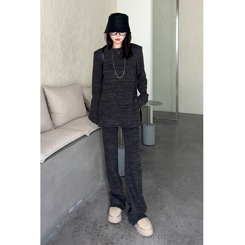 网红炸街气质时髦洋气小众两件套