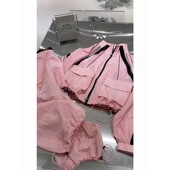 长裤 欧货时尚 洋气防晒冲锋衣外套工装 女夏季 两件套潮 减龄运动套装