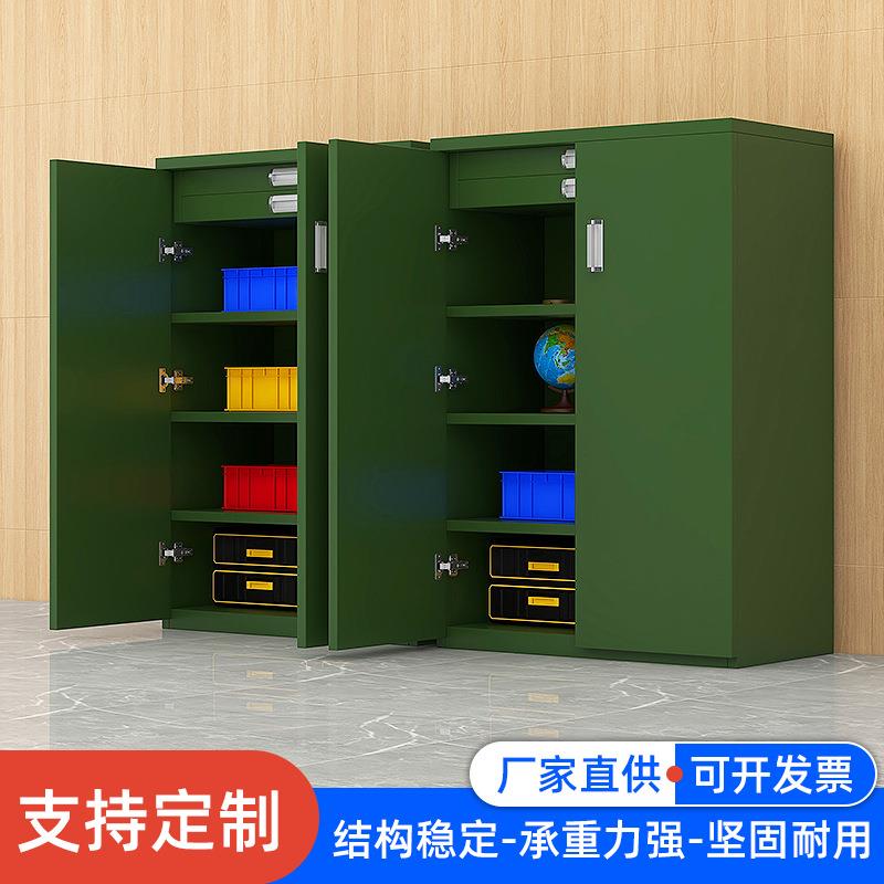 观测器材柜木制光学仪器存放柜带锁指南针望远镜瞄准镜装备柜子