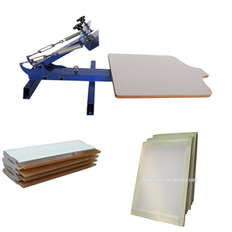 工厂直销单色单工位手动丝印机服装印花机手动t恤丝网印刷机