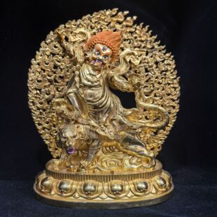 愤怒莲师/多杰卓洛/莲师/莲花生大师/莲花生大士/15cm尼泊尔工艺