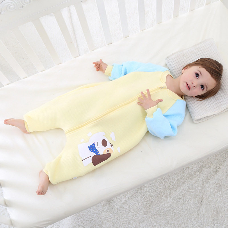 新生儿童夹棉防踢被婴儿分腿睡袋宝宝长袖保暖睡衣服加厚春秋冬季,婴童用品,睡袋/防踢被,淘宝优惠券,粉丝福利购,淘宝优惠卷
