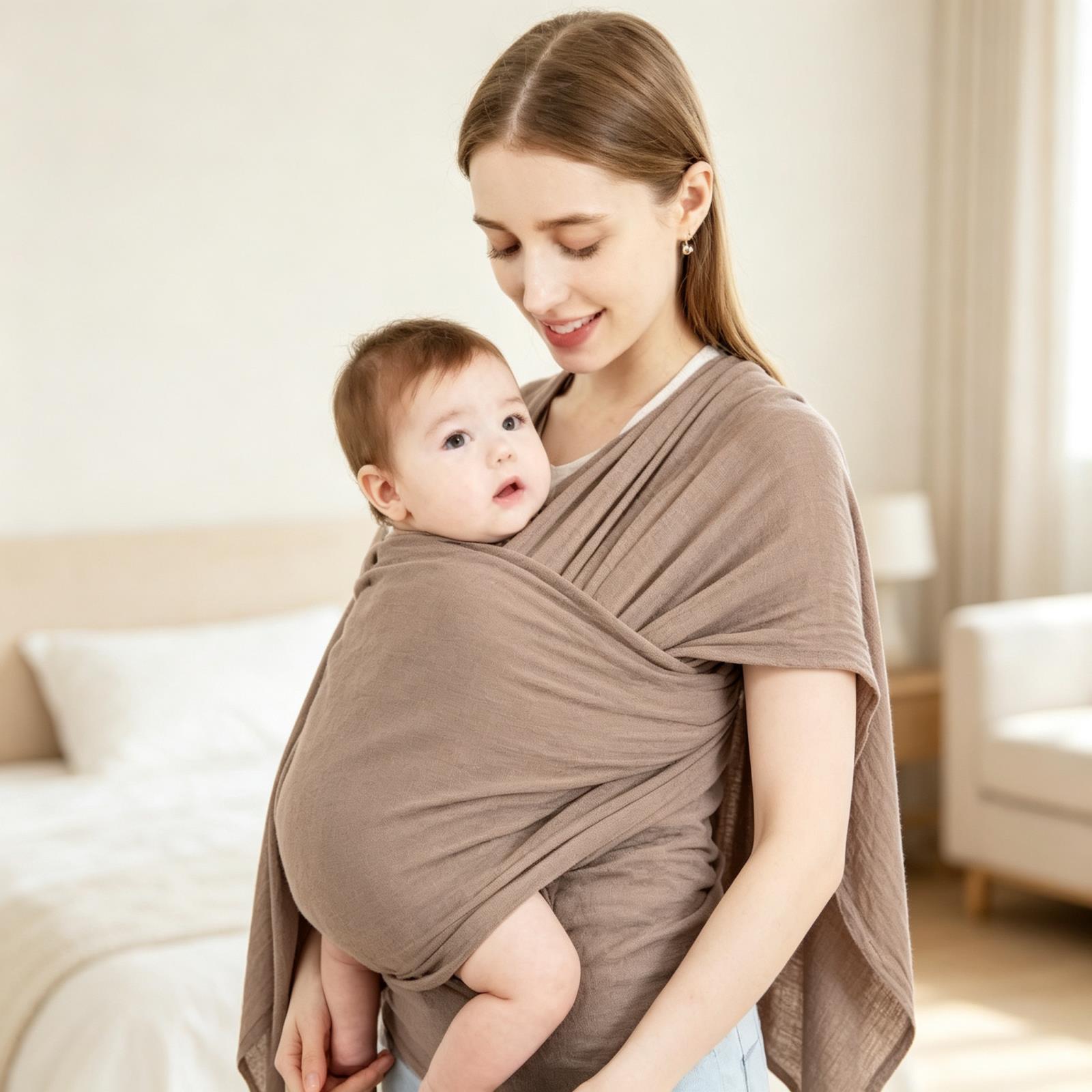 婴儿背带背睡包囊式背巾背袋背腰凳背巾哺乳婴儿跨境宝宝背带哄 - 实物图