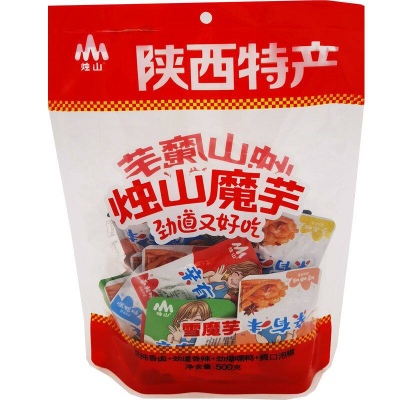 雪魔芋干网红辣条素毛肚解馋麻辣零食陕西小吃素肉安康岚皋烛山