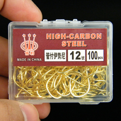 海钓矶钓金色带圈管付伊势尼鱼钩