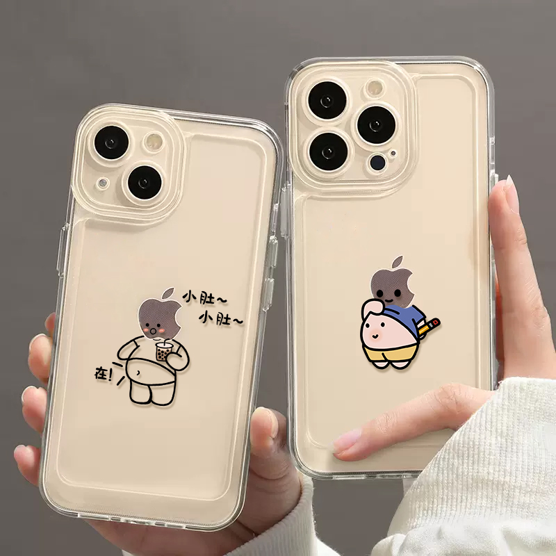 全系苹果手机透明搞怪趣味