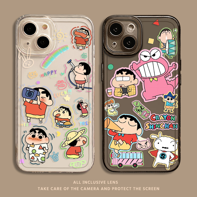 全系苹果手机透明情侣卡通