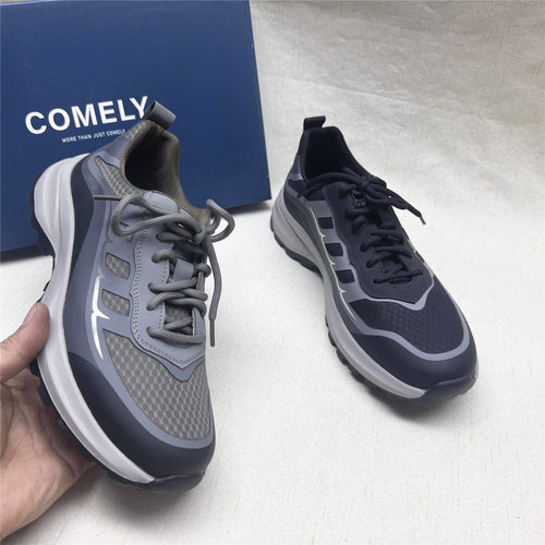 comely/康莉正品撤柜时尚厚底轻便舒适休闲男鞋新款织物透气单鞋