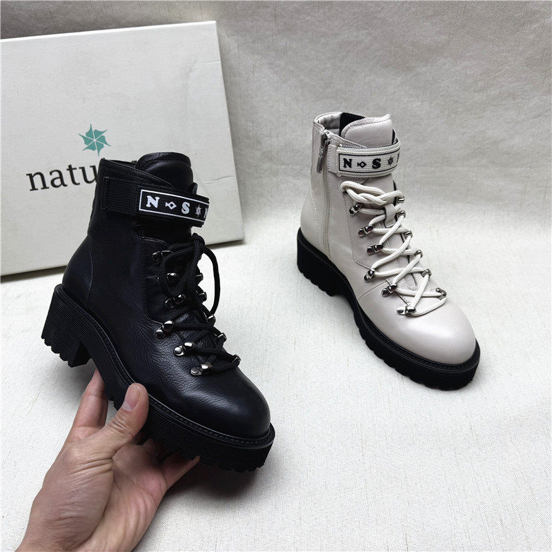 natursun/娜冉亏本清仓真皮短靴图片
