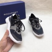 垫单鞋 Rockport 女秋新款 织物真皮鞋 乐步撤柜正品 厚底舒适休闲鞋