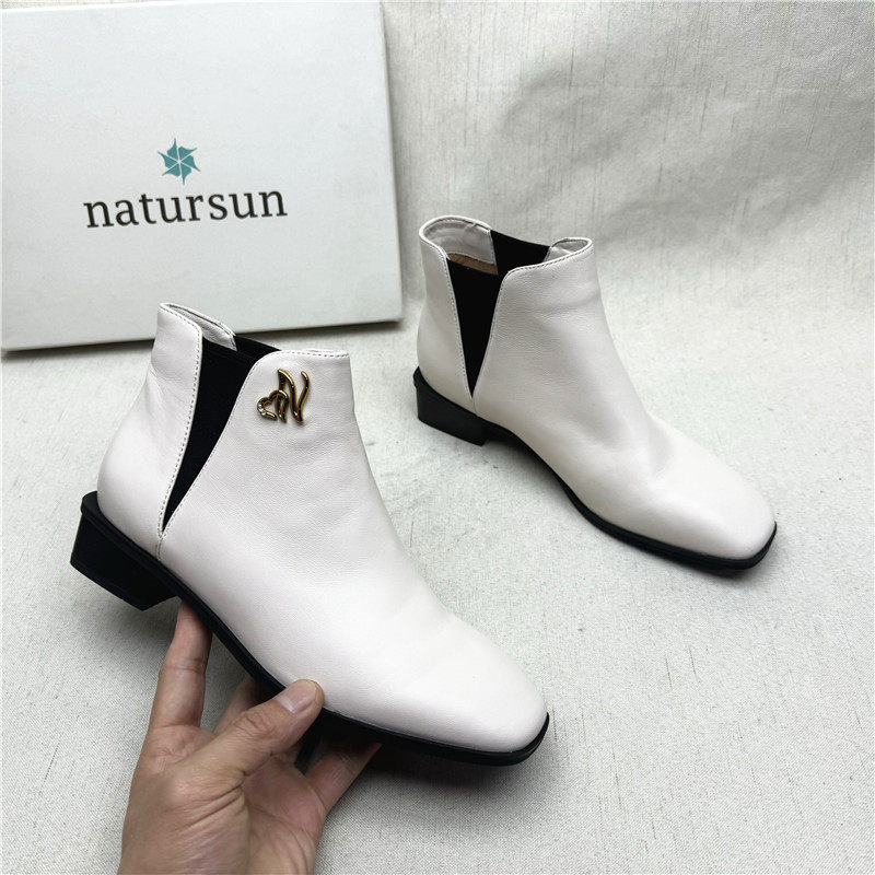 natursun/娜冉甜美时装靴低跟图片