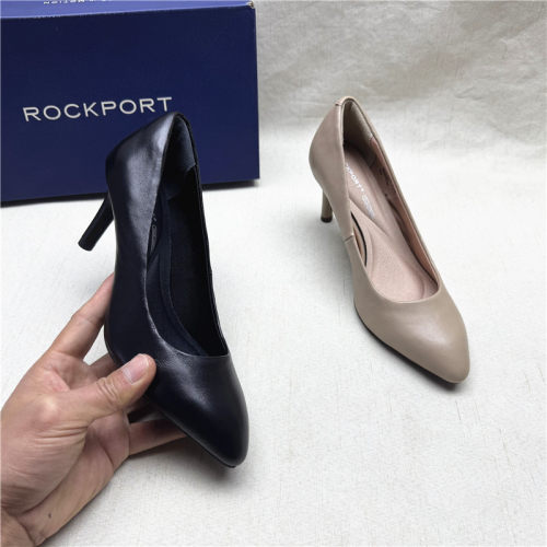 Rockport/乐步撤柜正品舒适气垫能跑步高跟鞋女新款羊皮单鞋M版