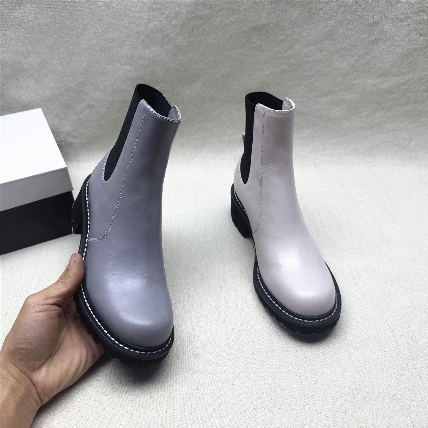 美国轻奢品牌真皮时装靴女