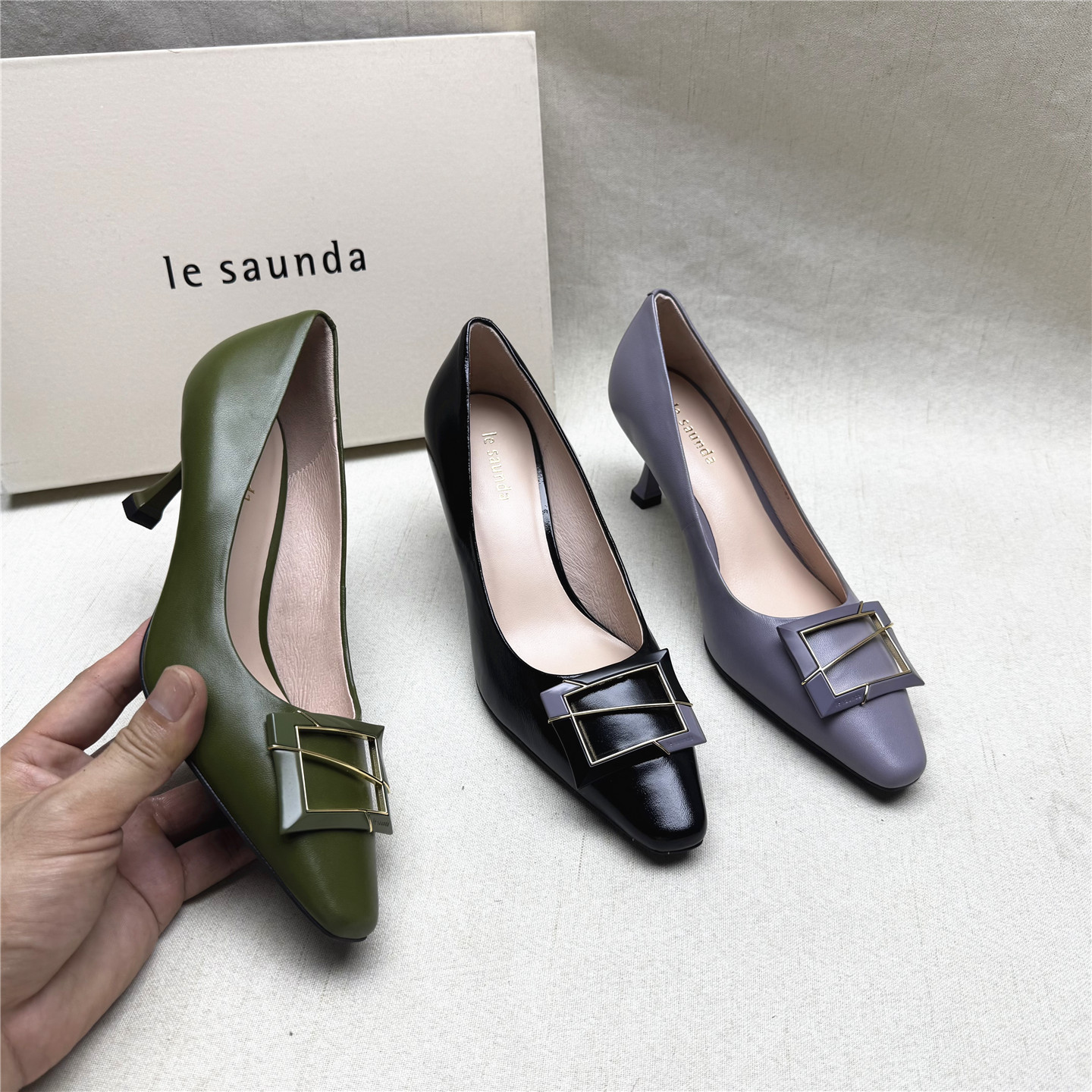 lesaunda/莱尔斯丹清仓时装鞋女