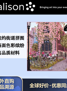 【美国进口】Galison繁花街道正品相框节日之夜玩具500片生日礼物