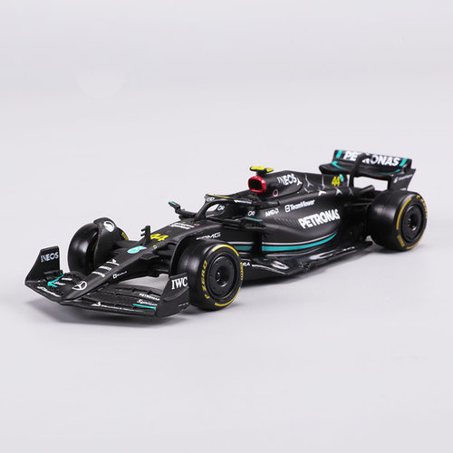 比美高1:43奔驰F1方程式赛车模型 w14 E仿真合金车2023方程式赛车
