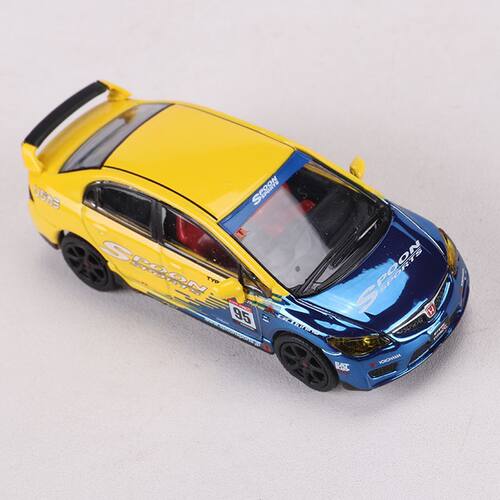 SHADOW 1:64 本田思域 Type R FD2 TMCS马来西亚特别版合金车模型