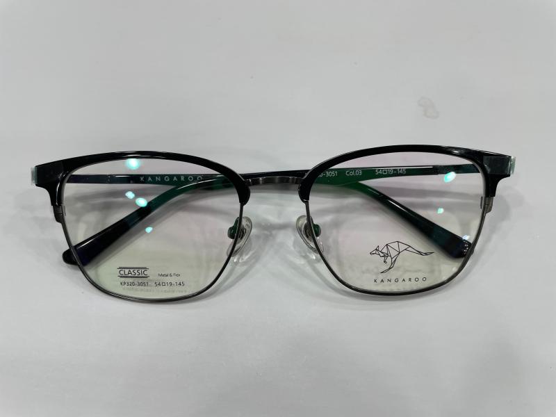 袋鼠眼镜架 近视偏光太阳镜夜视镜3D夹片多功能眼镜框 KP320-3051