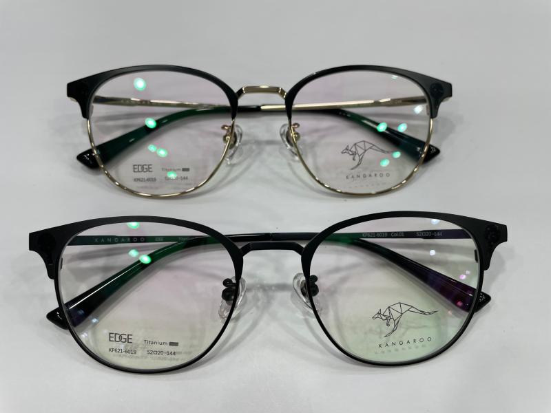 袋鼠眼镜架 近视偏光太阳镜夜视镜3D夹片多功能眼镜框 KP621-6019