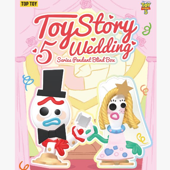 正版TOPTOY迪士尼玩具总动员5婚礼系列挂件盲盒公仔手办生日礼物