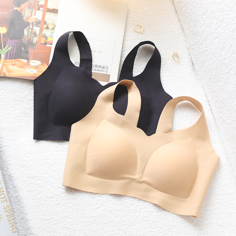 和沐美家无痕舒适薄款背心式文胸