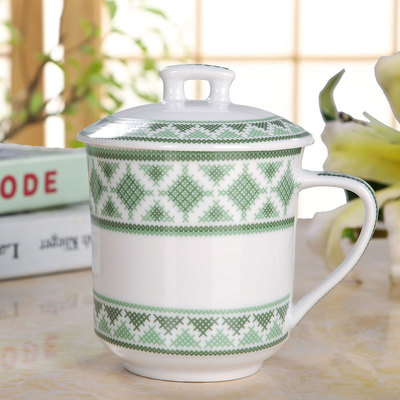 马克杯陶瓷杯子带盖勺咖啡杯家用情侣水杯男生大容量茶杯女办公室