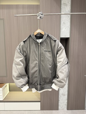 2025冬季新款三合一机车风羽绒夹克棒球服外套男潮流百搭