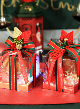 圣诞节巧克力苹果盒圣诞节苹果包装盒平安果包装盒平安夜苹果礼盒