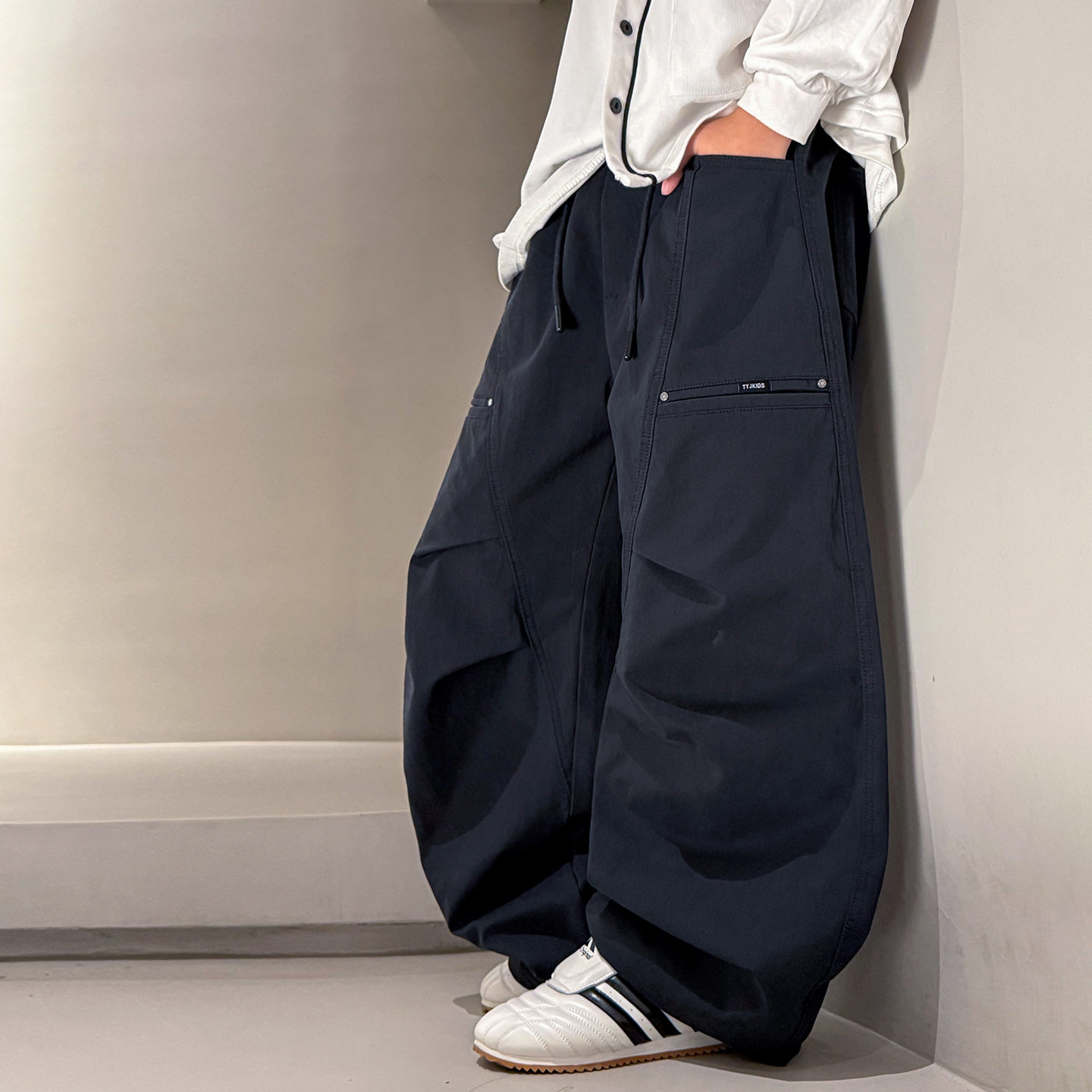 2026春装波拉童装男童女童工装裤中大童儿童运动裤卫裤伞兵裤长裤