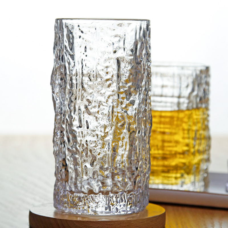 玻璃杯水杯家用早餐杯简约清新森系ins风杯子女可爱啤酒杯咖啡杯