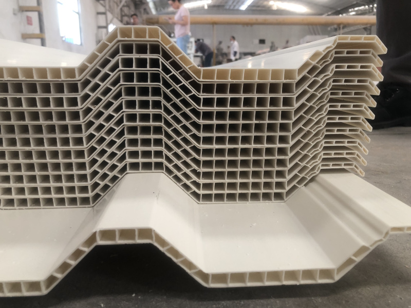 盛世虹鑫pvc中空瓦隔热瓦波浪瓦