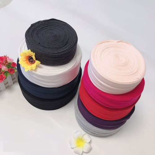 秋衣袖口无缝螺纹男女厂家直销接换专用加长接换圆筒收口袖口辅料