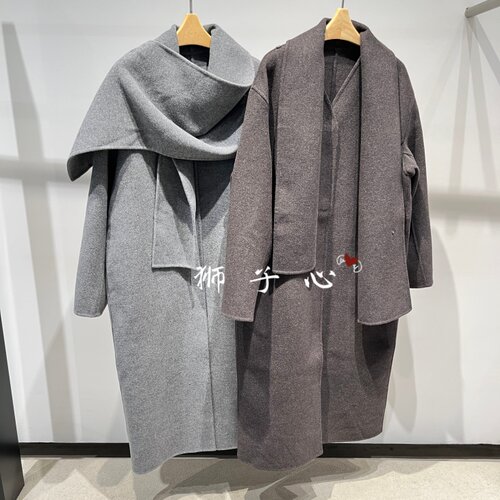狮子心JN/江南国内专柜正品26冬款 长款毛呢大衣 5Q0812110-2995