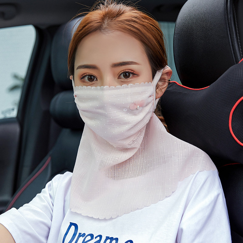 防晒口罩女防紫外线护颈护脸春夏季薄款遮阳夏天透气面纱全脸面罩|msdalam kategori rumah harian, Peralatan perlindungan, topeng - dari Buy2taobao.com untuk memberikan perkhidmatan ejen Taobao profesional membeli