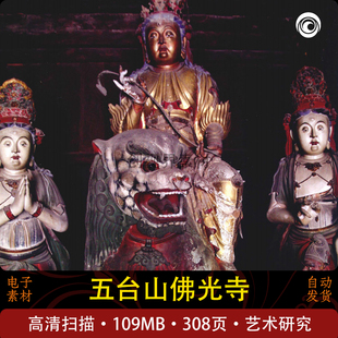 五台山佛光寺电子版素材山西寺观彩塑绘画设计场景设计学习研究