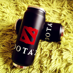 dota2游戏周边 不锈钢杯子 学生个性 刀塔2易拉罐创意保温杯