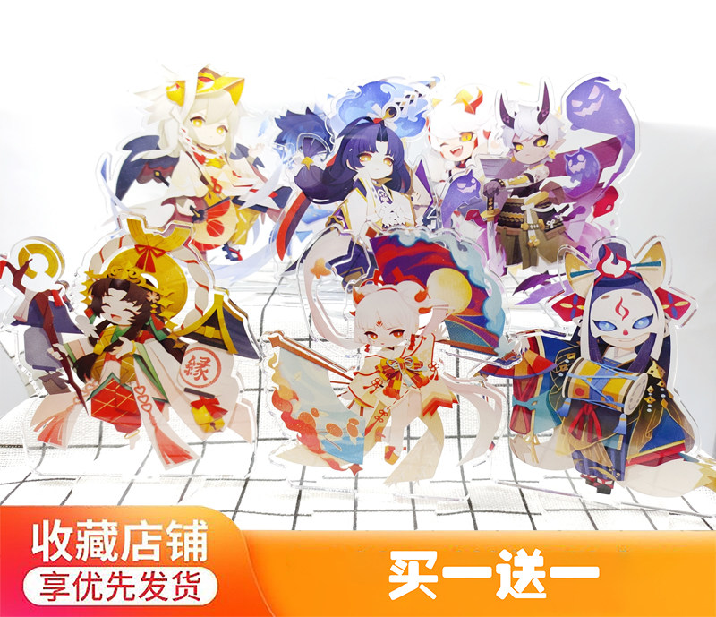 阴阳师手游戏周边缘结神荒山兔鬼切玉藻前不知火周边立绘立牌摆件