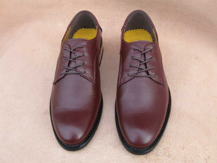 量脚定制特小码鹿皮34码男式皮鞋