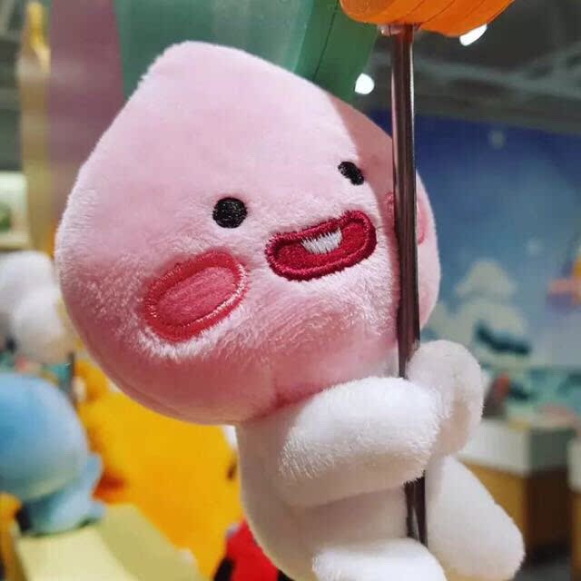 韩国kakao friends姜丹尼尔同款屁桃玩偶小摆件随身磁铁可爱