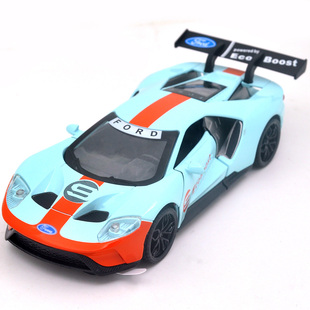 1:32适用于福特GT40合金汽车模型仿真声光儿童男孩玩具收藏摆件