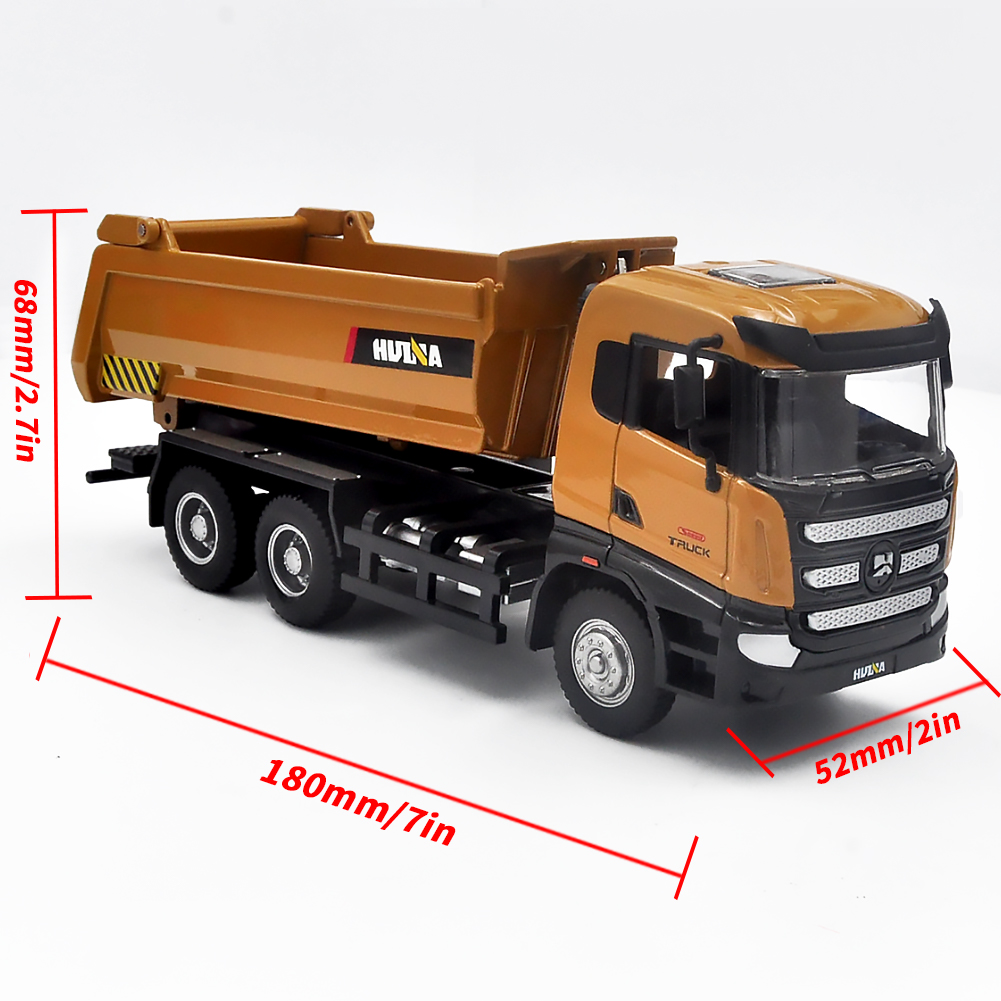 1:50静态自卸车模型金属翻斗车工程车仿真载货车玩具男孩儿童礼物