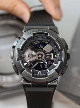 CASIO卡西欧G-SHOCK金属运动防水手表GM-110VB-1A/VG-1A9时间战士